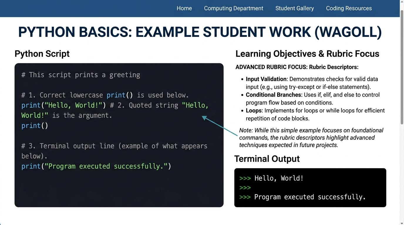 Text Coding Exemplar