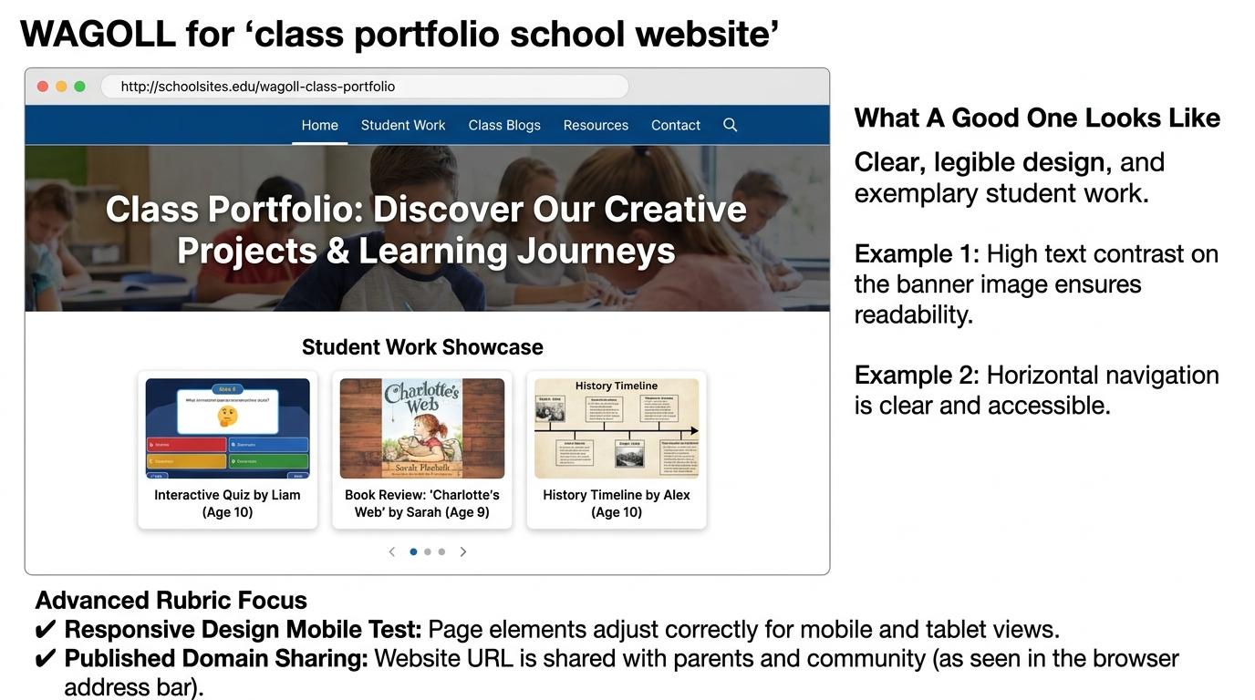 Web Design & Publishing Exemplar