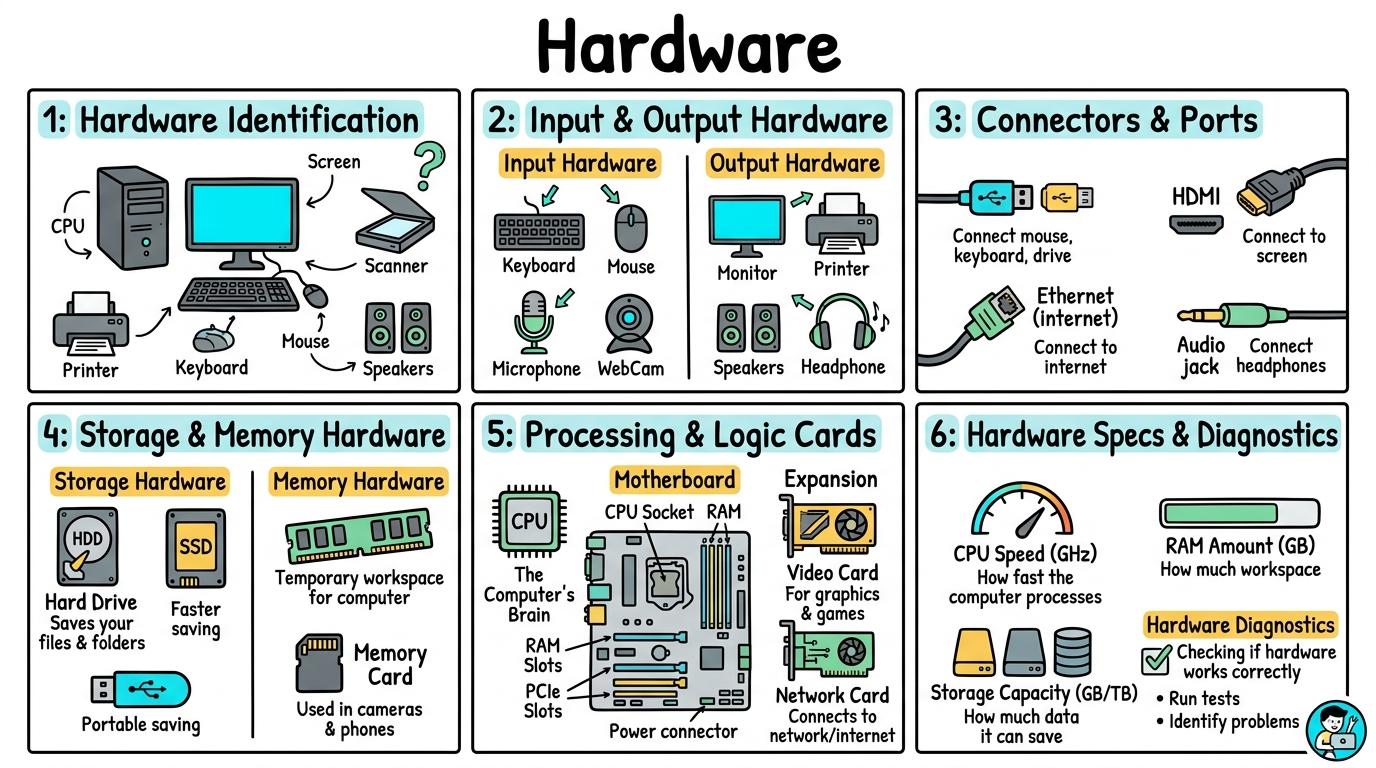 Visual Sketchnote for Hardware
