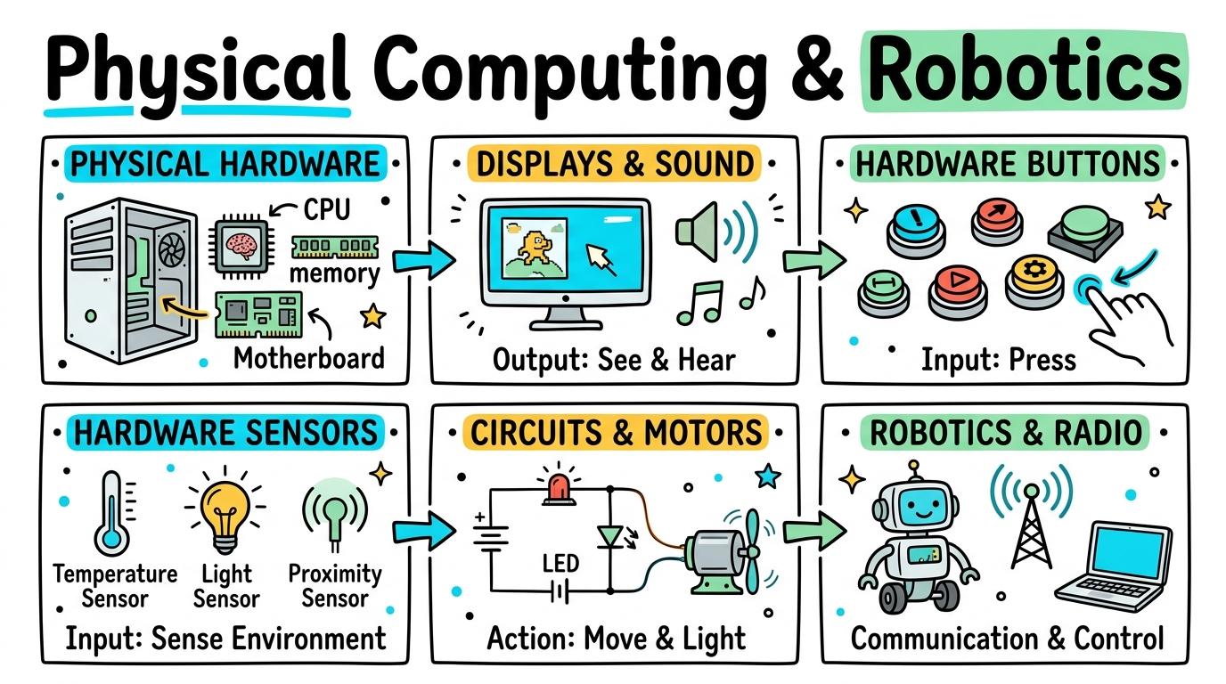 Visual Sketchnote for Physical Computing & Robotics