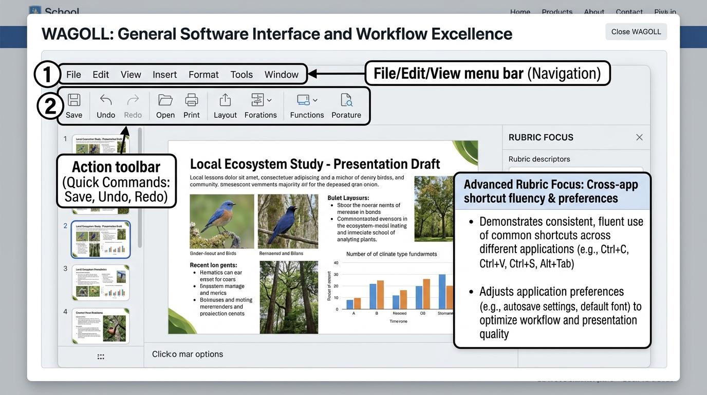 Software UI & Tools Exemplar