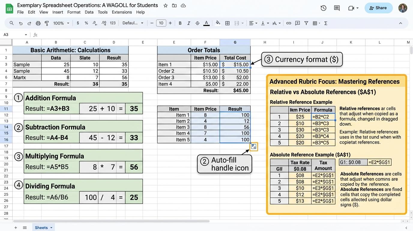 Formatting Options Exemplar